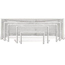 First Team Golden Goal 44 Square Aluminum Semi-Permanent Soccer Goal - PrimeFair