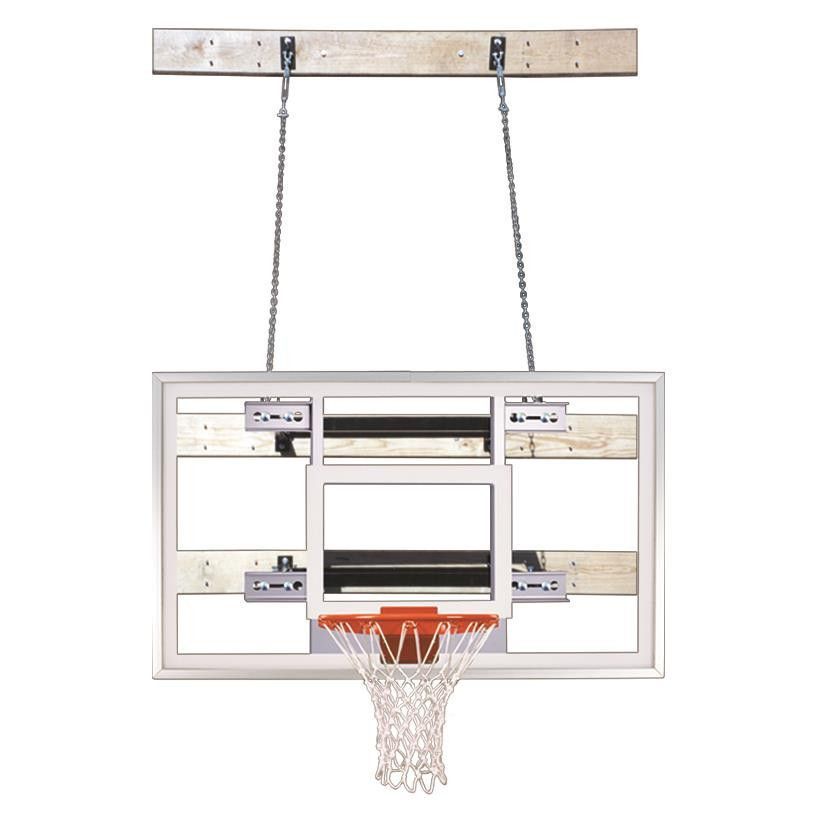 First Team SuperMount82 Wall Mount Indoor Adjustable Basketball Goal - PrimeFair