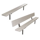 First Team Teammate Fixed Outdoor Player Benches with Backrest - PrimeFair