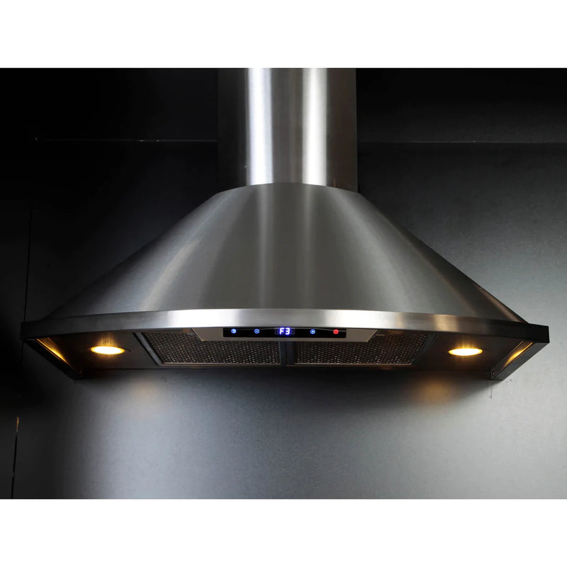 Forno 30" Campobasso Wall Mount Range Hood in Stainless Steel with 450 CFM Motor - FRHWM5010-30