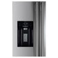 FORNO Salerno 40" Side by Side Built-in Refrigerator 20.0 cu.ft in Stainless Steel With Built-in Style Grille Trim Kit - FFRBI1844-40SG