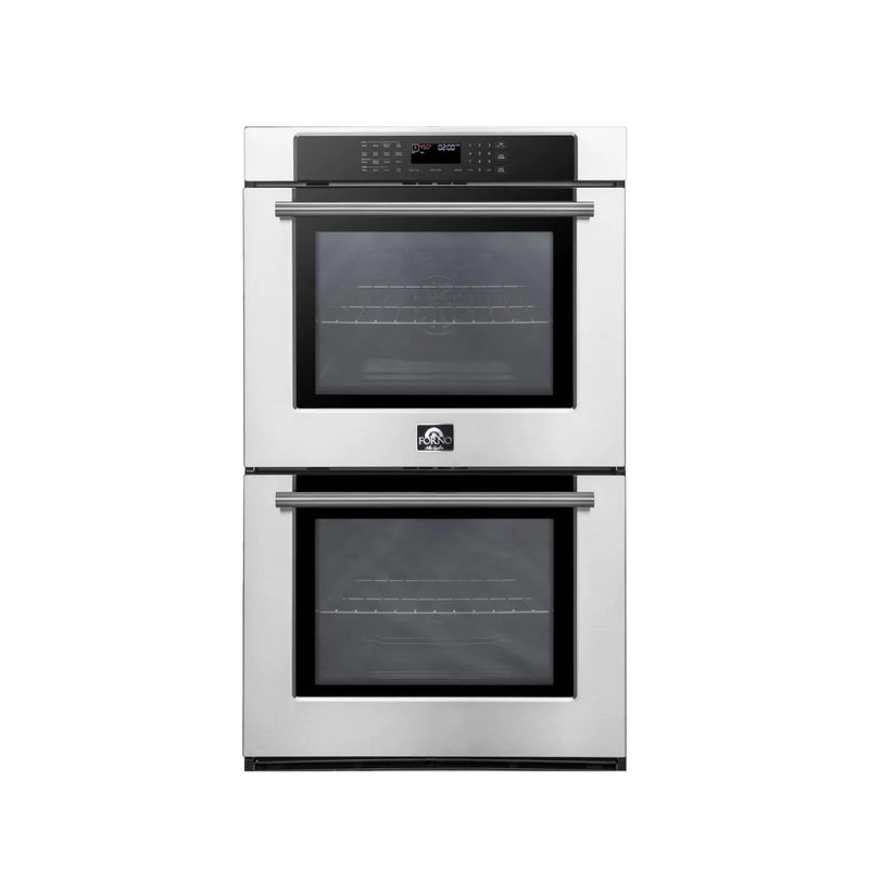 Forno Villarosa 30" Convection Double Electric Wall Oven in Stainless Steel - FBOEL1365-30