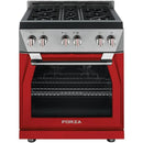 Forza 30" 5.2 cu. ft. Stainless Steel Pro-Style Gas Range - FR304GN