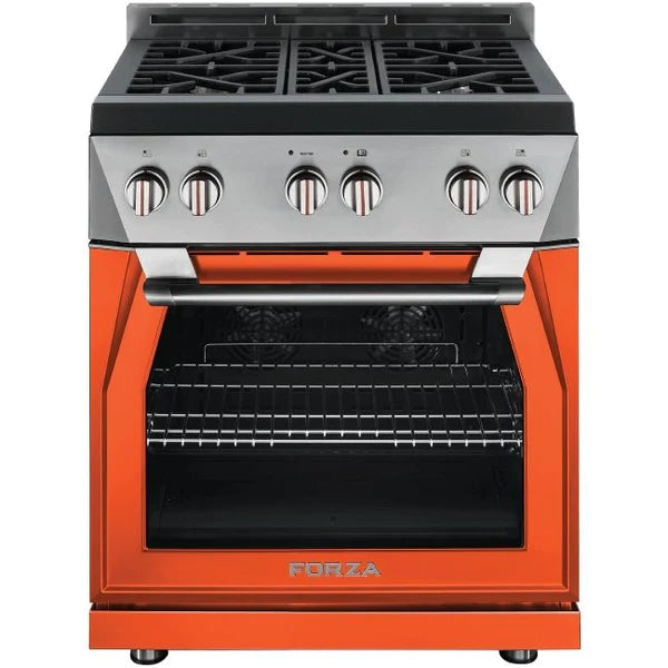 Forza 30" 5.2 cu. ft. Stainless Steel Pro-Style Gas Range - FR304GN