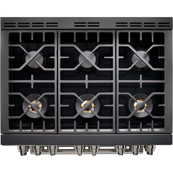 Forza 36" 6.0 cu. ft. Stainless Steel Pro-Style Gas Range - FR366GN