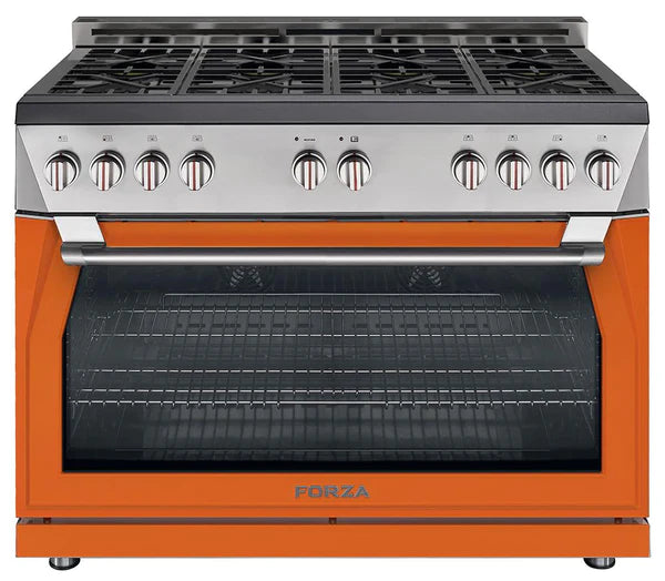 Forza 48" 7.8 cu. ft. Stainless Steel Pro-Style Gas Range - FR488GN