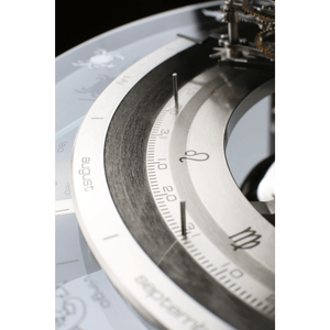 Hermle Mantel Clock Astro Tellurium Nickel - 23046000352