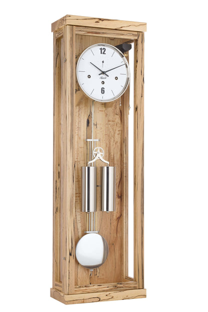 Hermle Wall Clock Abbot 8 Day Ice Beech - 70993T30351