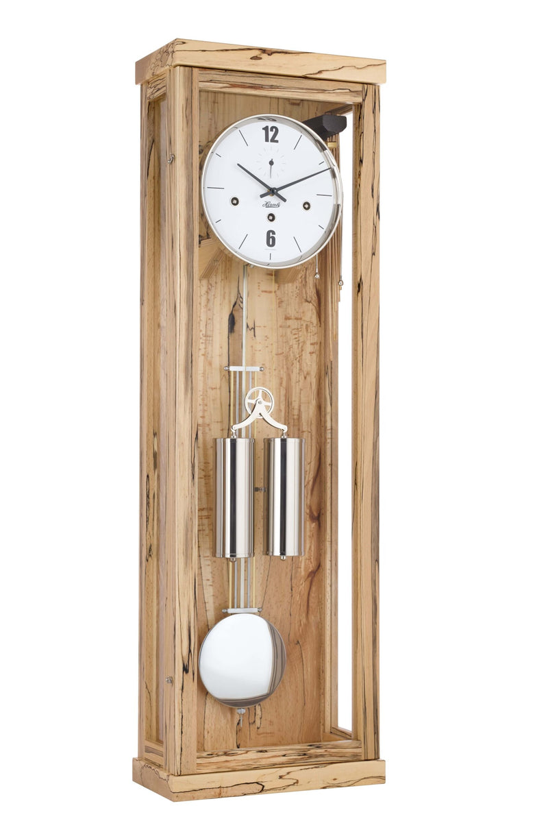 Hermle Wall Clock Abbot 8 Day Ice Beech - 70993T30351