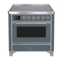 ILVE 36" Majestic II Series Electric Induction and Electric Oven Range with 5 Elements (UMI09NS3)