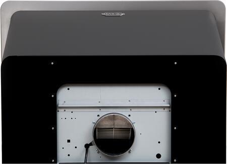 ILVE Majestic 36 Inch Wall Mount Convertible Hood - Back Side View