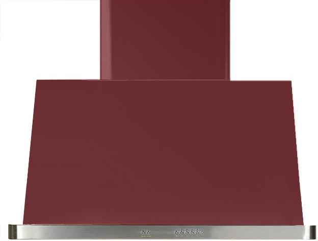 ILVE Majestic 36 Inch Wall Mount Convertible Hood - Burgundy