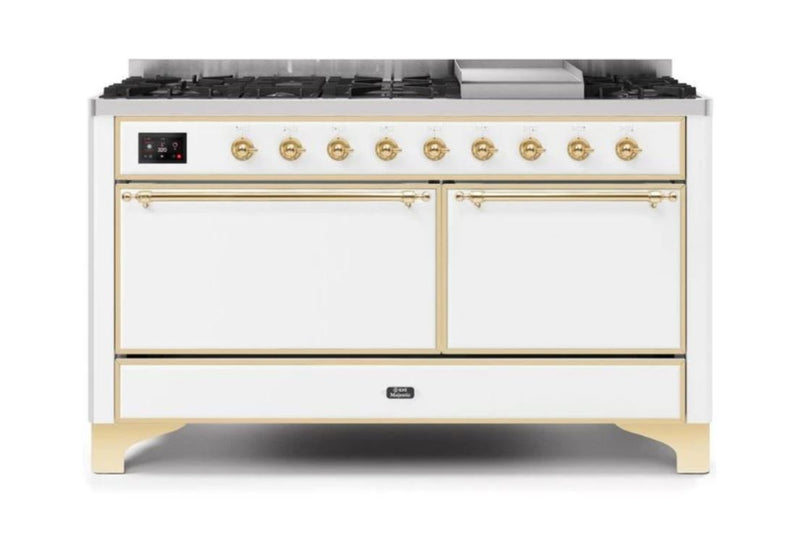 ILVE Majestic II Series 60 Inch Dual Fuel Freestanding Range Gas/Propane (UM15FDQNS3)