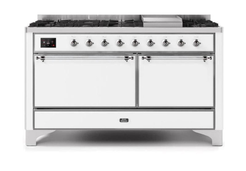 ILVE Majestic II Series 60 Inch Dual Fuel Freestanding Range Gas/Propane (UM15FDQNS3)