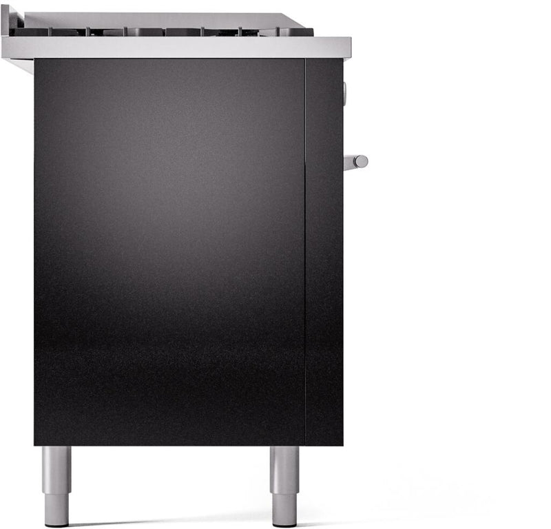 ILVE Professional Plus II 60 Inch Dual Fuel Freestanding Range in Stainless Steel with Trim - UP60FSWMP