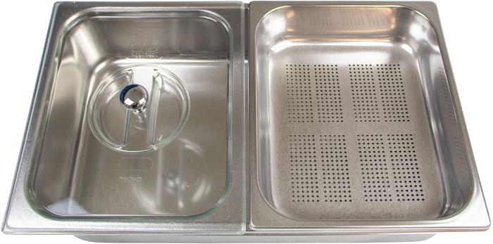 ILVE - Stainless Steel Steam Cooker Basins