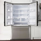 Kucht Appliance Package - 48 inch Gas Range in Stainless Steel, Microwave Drawer, Refrigerator, KMD-KFX480-24S