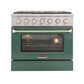 Kucht Appliance Package Professional 36 in. 5.2 cu ft. Natural Gas Range & Dishwasher, K77-KNG361-40D