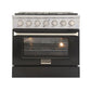 Kucht Appliance Package Professional 36 in. 5.2 cu ft. Natural Gas Range & Dishwasher, K77-KNG361-40D
