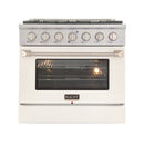 Kucht Appliance Package Professional 36 in. 5.2 cu ft. Natural Gas Range & Dishwasher, K77-KNG361-40D