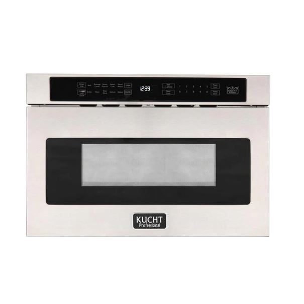 Kucht Appliance Package Professional 36 in. 5.2 cu ft. Natural Gas Range, Gas Stovetop, Dishwasher & Microwave Drawer, KFX369T-KNG-361