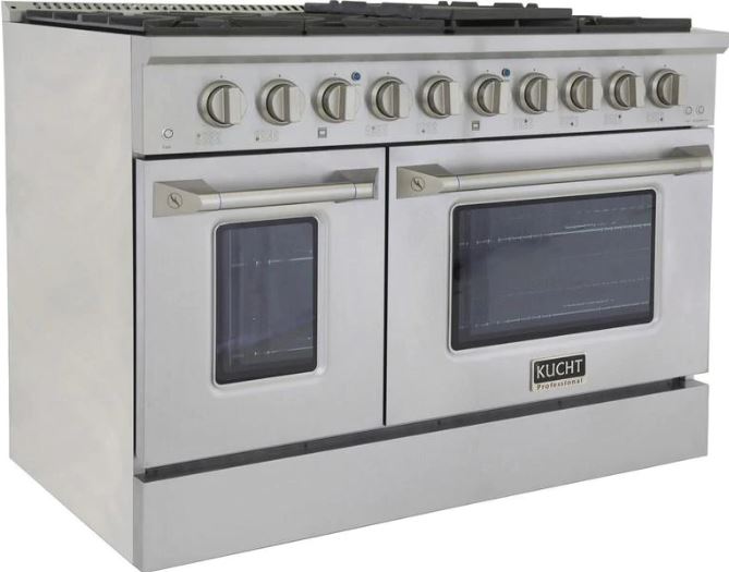 Kucht Appliance Package Professional 48 in. 6.7 cu ft. Natural Gas Range, Range Hood & Dishwasher, K6502D-KNG481