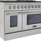 Kucht Appliance Package Professional 48 in. 6.7 cu ft. Natural Gas Range, Range Hood, Microwave Drawer, Dishwasher, K650-KNG481-2D