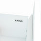Laviva Nova 48" White Bathroom Vanity with White Ceramic Basin Countertop 31321529-48W-CB