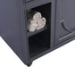Laviva Odyssey 48" Maple Grey Bathroom Vanity with White Carrara Marble Countertop 313613-48G-WC