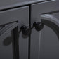 Laviva Odyssey 60" Maple Grey Double Sink Bathroom Vanity with White Stripes Marble Countertop 313613-60G-WS