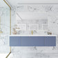 Laviva Vitri 72" Nautical Blue Single Sink Bathroom Vanity with VIVA Stone Matte White Solid Surface Countertop 313VTR-72CNB-MW