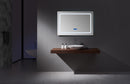 Lexora Caldona 48" Wide x 32" Tall LED Mirror w/ Defogger LC4832LEDM