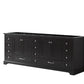 Lexora Dukes 84" Espresso Vanity Cabinet Only LD342284DG00000