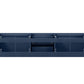 Lexora Geneva 72" Navy Blue Vanity Cabinet Only LG192272DE00000