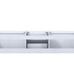 Lexora Geneva 80" Glossy White Vanity Cabinet Only LG192280DM00000