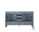 Lexora Jacques 60" Dark Grey Vanity Cabinet Only LJ342260DB00000