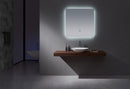 Lexora Lugano 36" Wide x 36" Tall LED Mirror w/ Defogger LL3636LEDM
