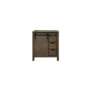 Lexora Marsyas 30" Rustic Brown Vanity Cabinet Only LM342230SK00000