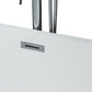Lexora Melina 67" Free Standing Acrylic Bathtub w/ Chrome Drain LD900367A1C0000