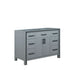 Lexora Ziva 48" Dark Grey Vanity Cabinet Only LZV352248SB00000