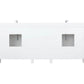 Lexora Ziva 80" White Double Vanity, Cultured Marble Top, White Square Sink and no Mirror LZV352280SAJS000