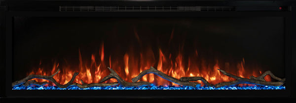 Modern Flames Spectrum Slimline Built In Wall Mounted Electric Fireplace Heater - SPS-50B