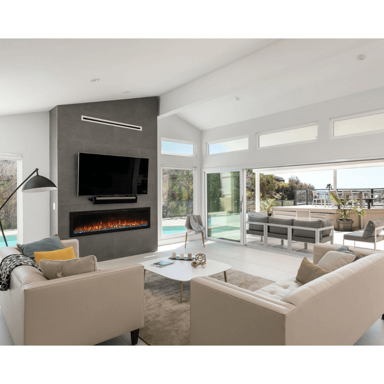 Modern Flames Spectrum Slimline Built In Wall Mounted Electric Fireplace Heater - SPS-50B