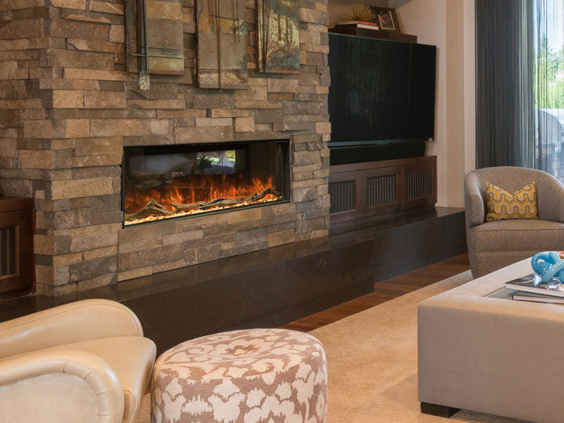 Modern Flames Spectrum Slimline Built In Wall Mounted Electric Fireplace Heater - SPS-50B