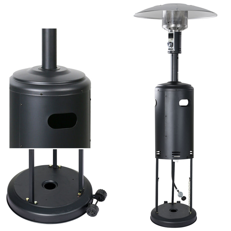 Outdoor Patio Propane Heater Standing Heat Lamp