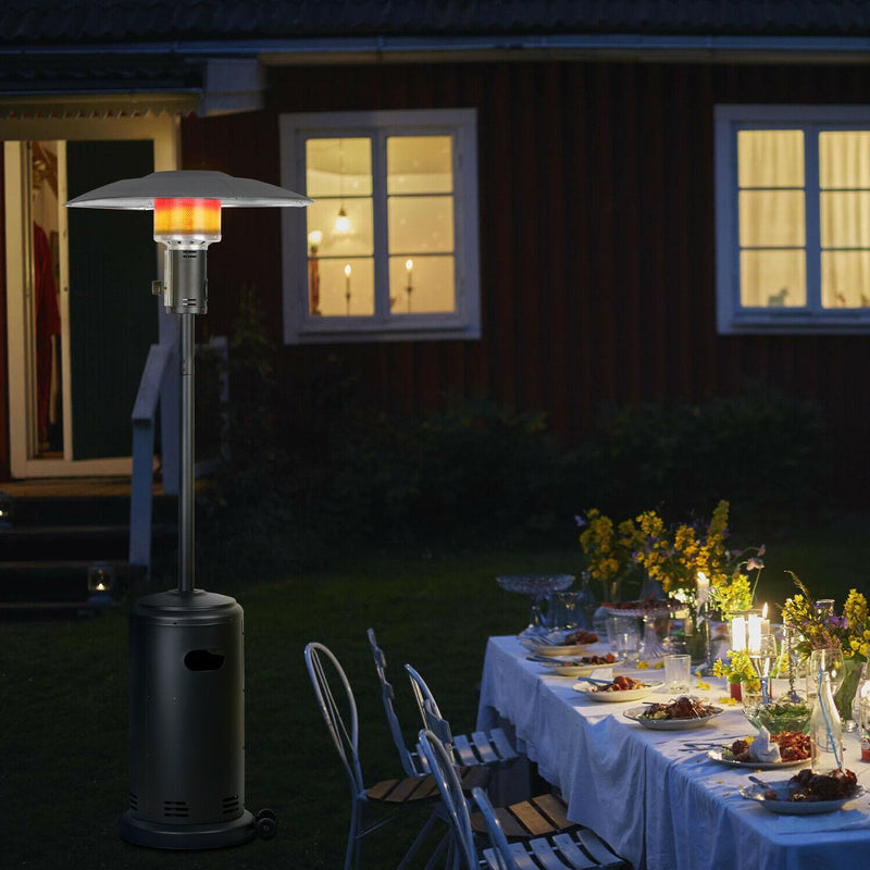 Outdoor Patio Propane Heater Standing Heat Lamp