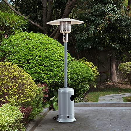 Portable Outdoor Patio Heater Propane Gas Fire Pit Space Heater 48000BTU - Morealis