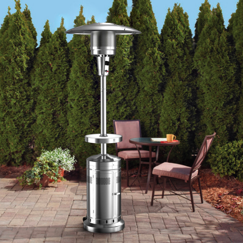 Premium Outdoor Patio Heater Propane Gas Fire Pit Space Heater 48000BTU - Morealis