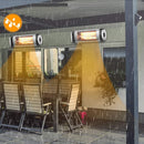 Premium Wall Mount Electric Infrared Patio Heater LED - Morealis