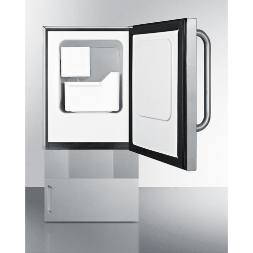 Summit 12 lb. Drain-Free Outdoor Icemaker ADA Compliant